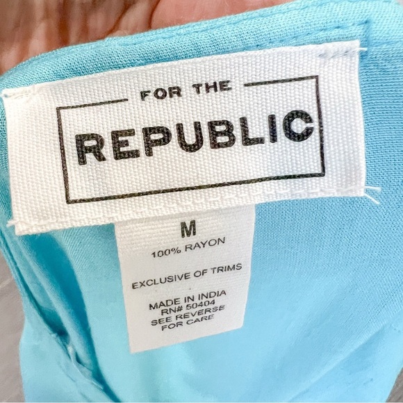 NWT For The Republic Tie Dye Button Front Dress - Picture 11 of 11